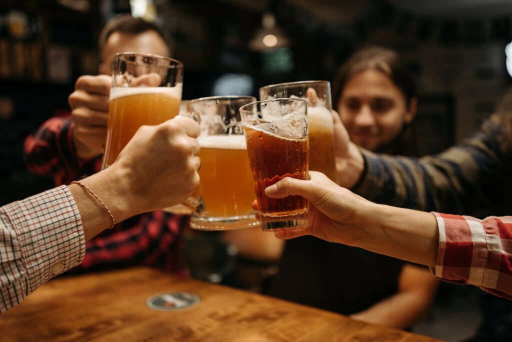 Bière entre amis