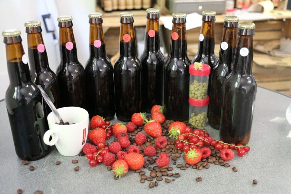 Bière au fruit experimentale